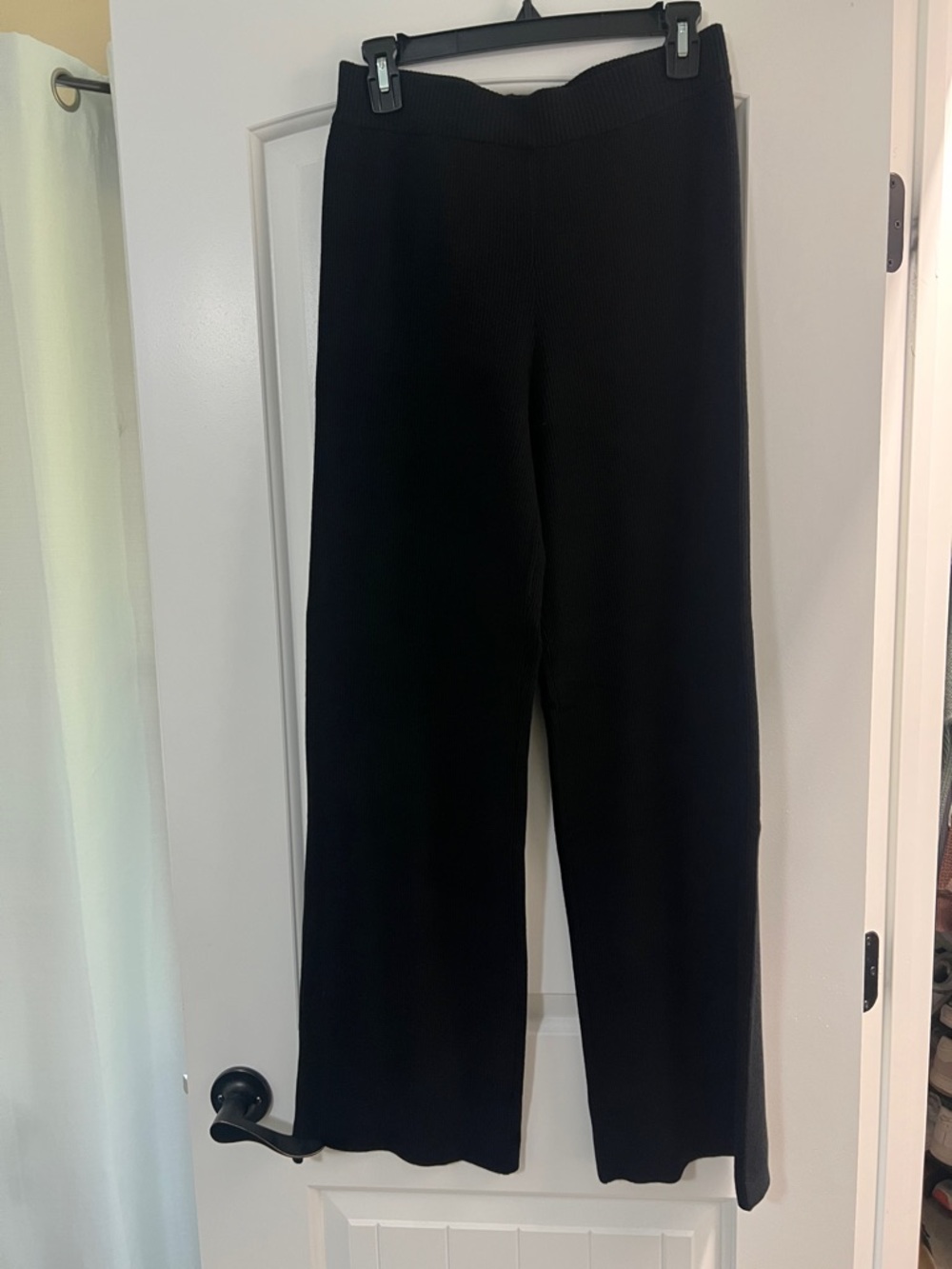 Women’s ribbed sweater wide leg pant